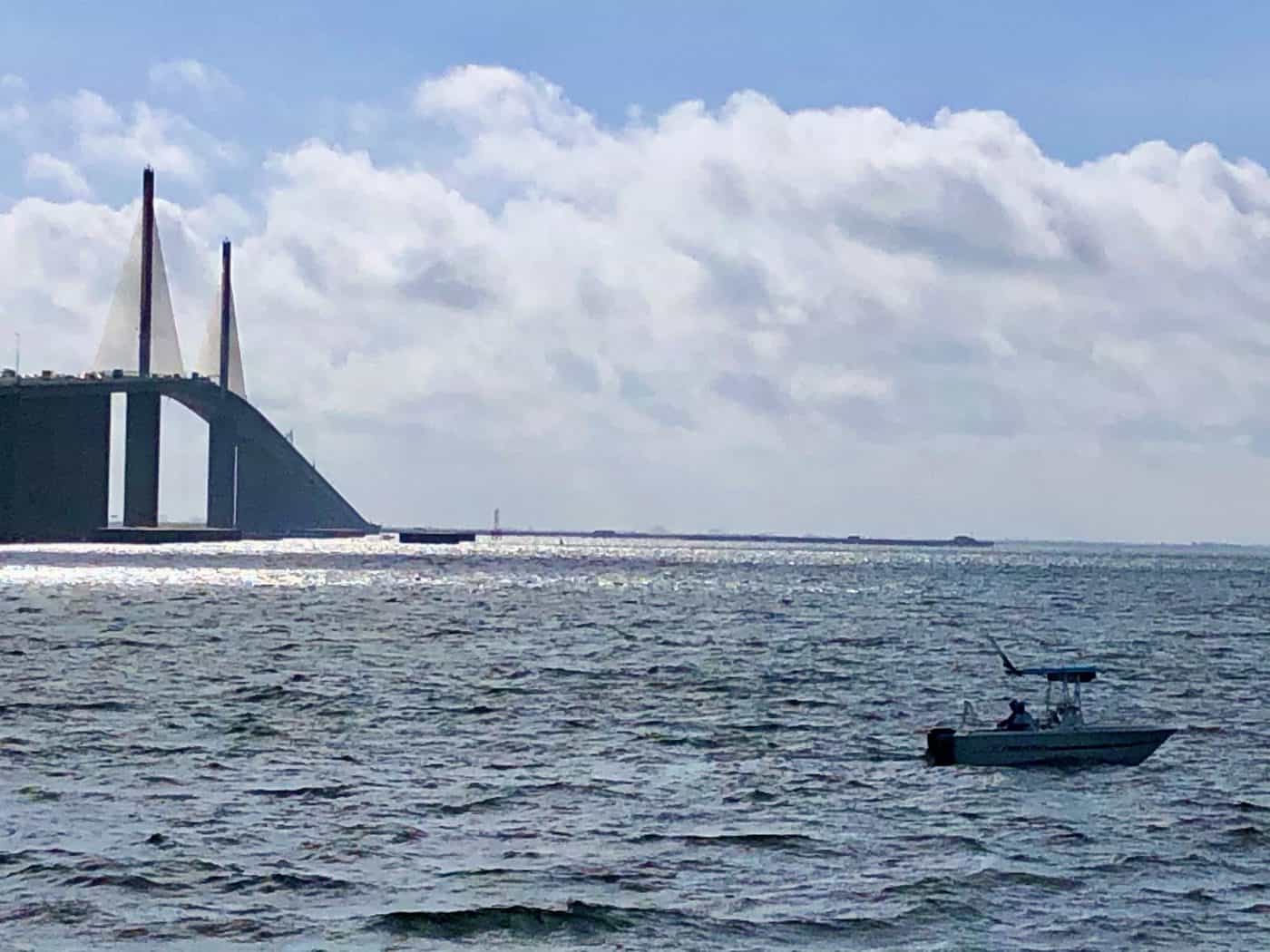 Casting For Fish On Skyway Fishing Pier